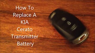 How To Replace A KIA Cerato Transmitter Battery