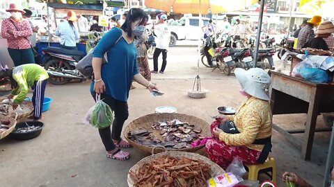 Tour Siem Reap2021, Market in PUOK District, Siem Reap Countryside / Amazing Tour Cambodia.