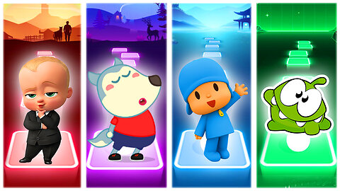 Baby Boss VS Wolfoo VS Pocoyo VS Om Nom