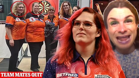 Transgender Darts Championship gives SHOCKING statement! Teammates QUIT National team in PROTEST!