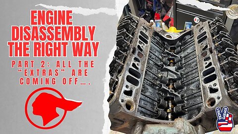 Engine Disassembly the Right Way - Part 2: All the Extras are Coming Off #engine
