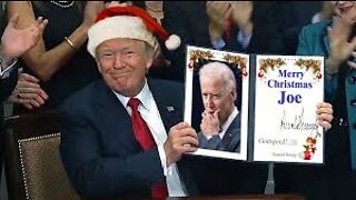 Donald Trump Sings Merry Christmas To Joe Biden