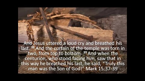 "Christ on the Cross" Mark 15:33-39