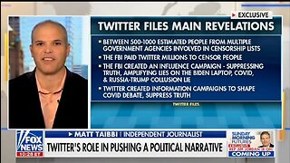 Matt Taibbi Reveals A Shocking Number Of People From Gov't Agencies Involved In Twitter Censorship