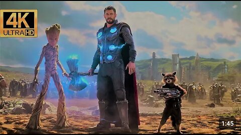 Thor Arrives In Wakanda Scene