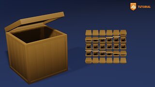 How to model, rig, and animate a wooden chest in Blender 3.4