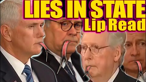 D3 Bush FUN Lies in State Parody of the gODS Among Us- LIES in State, Wreath Ceremony Lip Reading