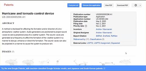 HURRICANE AND TORNADO CONTROL DEVICE! 2016 NLT