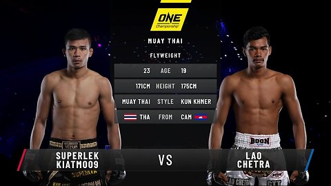 Superlek vs. Lao Chetra Full Fight Replay