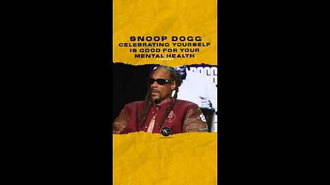 #snoopdogg Celebrating yourself is good for your mental health. 🎥 @complex