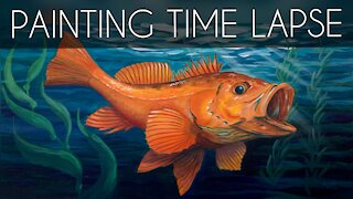Rockfish Time Lapse Painting