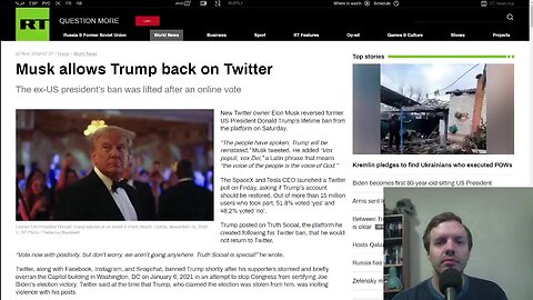 Trump unblocked on Twitter, Jones still blocked, more possible layoffs to save Twitter