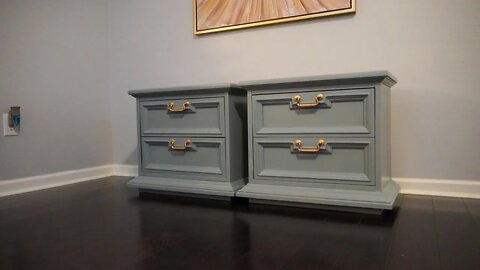 Furniture Flipping Painting A Set of Nightstands with Magnolia Home Paint