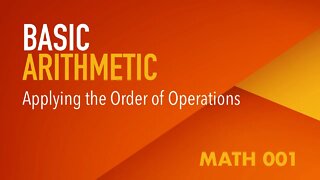 Application of the Order of Operations