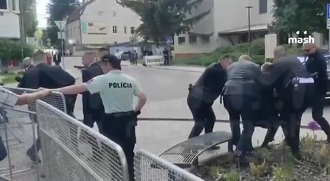 Video captures the incident of Slovakia's Prime Minister, Robert Fico being shot