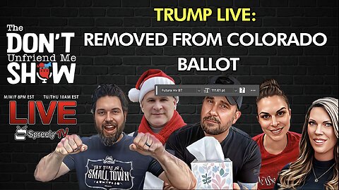🚨 LIVE | Trump Removed From Colorado Ballot!