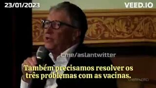 Bill Gates diz que vaxx não resolvem nada?