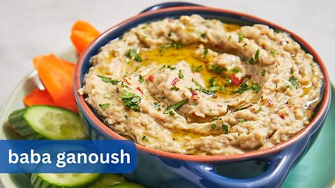 The Best Baba Ganoush Recipe » Easy Eggplant Spread | ASMR