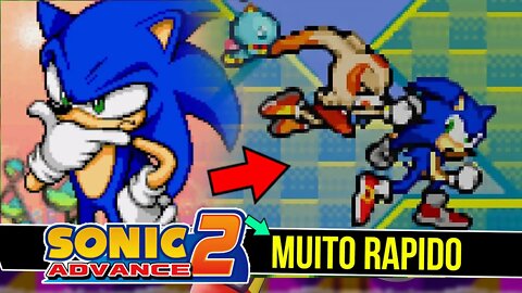 Sonic Advance 2 - Jogo Mais RAPIDO do Sonic #shorts