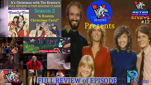Retro TV Review | Family Ties (1983) "Keaton Christmas Carol" | S2 E9 Review | Vespor Holiday 2022
