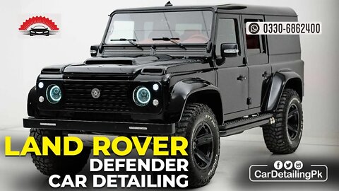 Land Rover After Complete Interior And Exterior Car Detailing in Islamabad