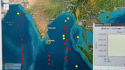 Bay of Bengal Buoy in Motion Jul 4, 2023