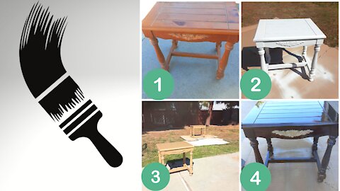 Faux Table Refinish - Painting - Stain - Prep