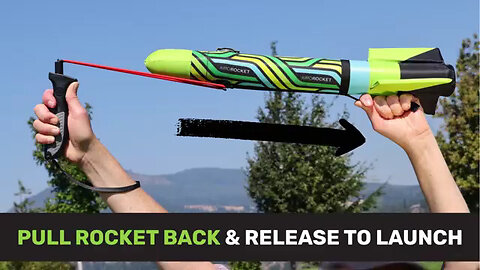 Kit razzo gonfiabile Airo Rocket™ lanciato a mano - Include un razzo gigante gonfiabile