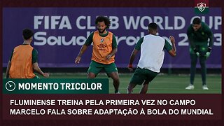 GOLAÇOS, ADAPTAÇÃO À BOLA E VESTIÁRIO CUSTOMIZADO: O PRIMEIRO TREINO DO FLU NO CAMPO NA ARÁBIA