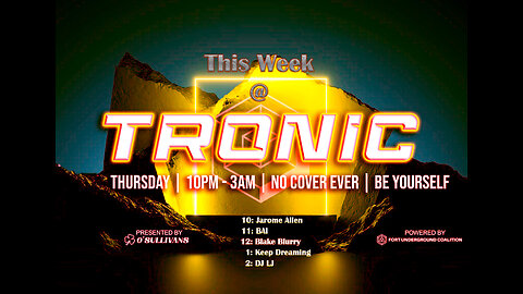 Tronic Thursdays