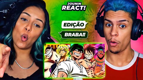 5 em 1 | MHRAP | Tipo Barba Negra 🧔🏾 Barba Branca 💪🌊 Sanji 🔥 Luffy 👒 | Zoro ⚔️ | [React Rap Nerd] 🔥