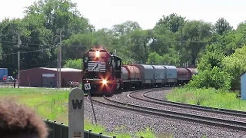 Norfolk Southern L70e Local Mixed Train From Fostoria, Ohio July 23, 2022