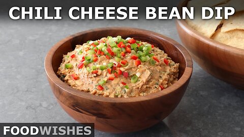 Chili Cheese Bean Dip | Easy Super Bowl Dip