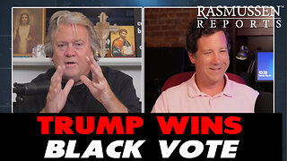 Trump is Now Winning Among Black Voters!? Rasmussen on War Room