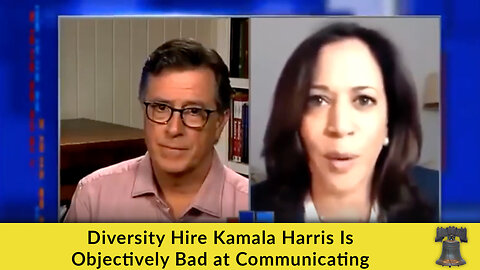 Diversity Hire Kamala Harris Is Objectively Bad at Communicating