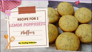 Lemon Poppyseed Muffins so easy!