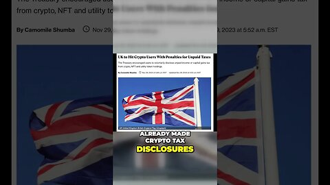 UK Government urges crypto users to disclose unpaid taxes for Bitcoin and NFTs