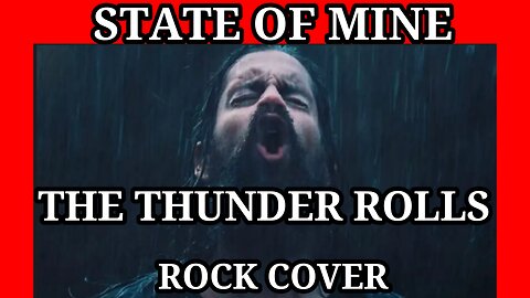 🎵 THE THUNDER ROLLS (ROCK COVER) @STATEOFMINE X @NORESOLVE (LYRICS) COVER