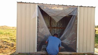 Part 2 of reconstructing a metal shed