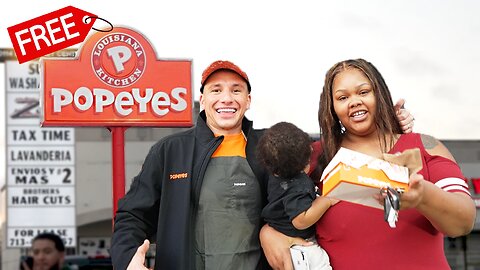 I Opened a FREE Popeyes in da Hood!