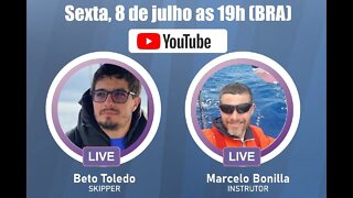 LIVE ! Beto Toledo e Macelo (velejador) - Vem aprender a velejar na Croácia!