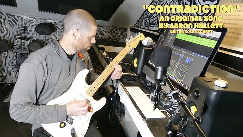 "Contradiction" an Original Song by Aaron Hallett Guitar Solo Excerpt