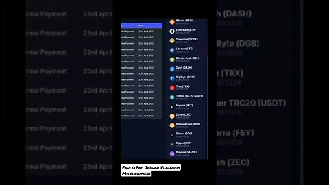 FaucetPay Platform Micropayment