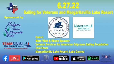 6.27.22 - Sailing for Veterans and Margaritaville Lake Resort - Conroe Culture News