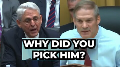 Jim Jordan Asks Garland About Special Counsel Jack Smith; He Exposes Jack Smith For Who He Really Is