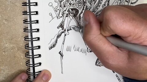 Ink Doodle #6 - Time Lapse