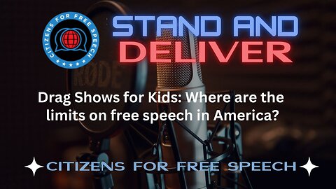 Drag Shows for Kids: Where are the limits on free speech in America?