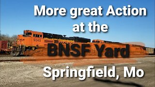 BNSF yard, best day ever part 4 OF 4 Springfield Missouri