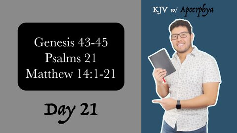 Day 21 - Bible in One Year KJV [2022]