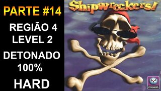 [PS1] - Shipwreckers! - [Parte 14 - Região 4 - Level 2 - HARD] - Detonado 100% - [PT-BR] - [HD]